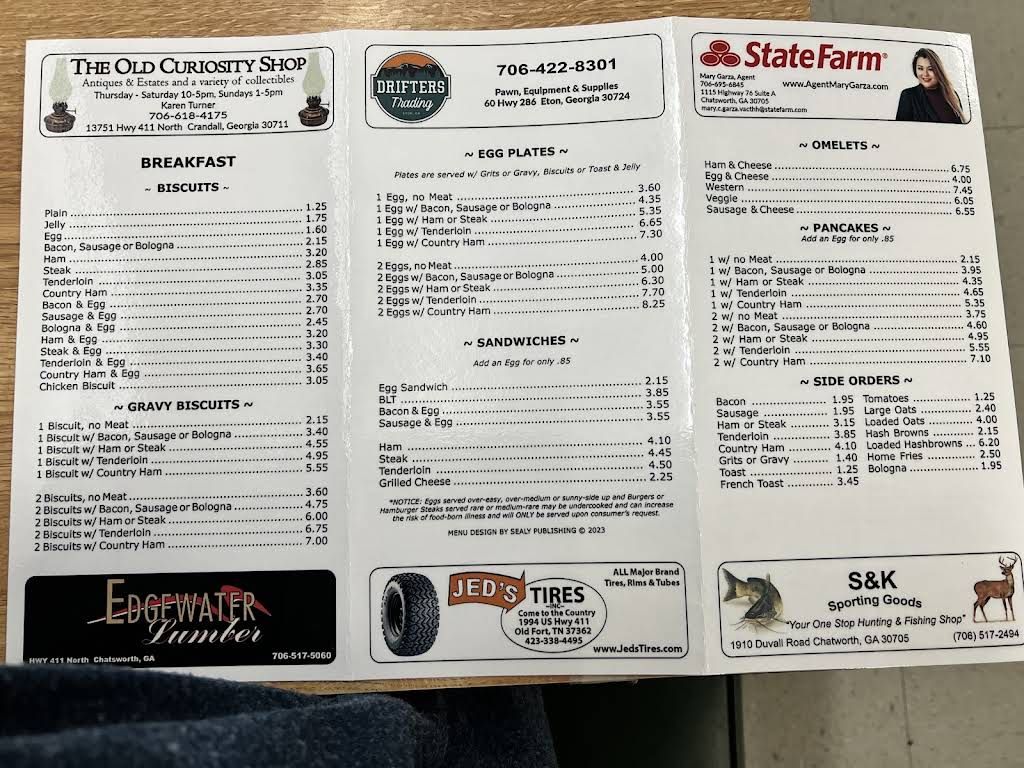 Pleasant Valley Family Restaurant Menu 4